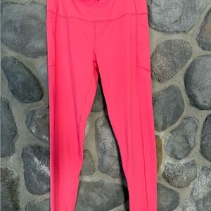 Victoria Sport Knockout Leggings Pink Size Large pockets Victoria’s Secret